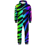 Zebra Rainbow Hooded Jumpsuit (Men)