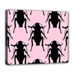 Pink Roaches Deluxe Canvas 24  x 20  (Stretched)