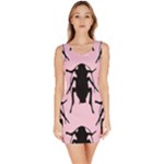 Pink Roaches Bodycon Dress