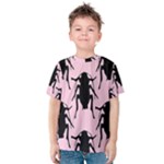 Pink Roaches Kid s Cotton Tee