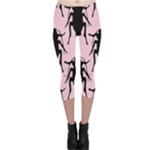 Pink Roaches Capri Leggings 