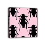 Pink Roaches Mini Canvas 4  x 4  (Stretched)