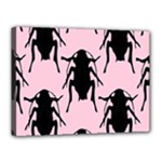 Pink Roaches Canvas 16  x 12  (Stretched)