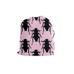 Pink Roaches Drawstring Pouch (Medium)