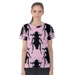 Pink Roaches Women s Cotton Tee