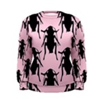 Pink Roaches Women s Sweatshirt