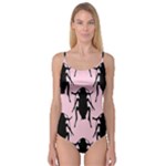 Pink Roaches Camisole Leotard 