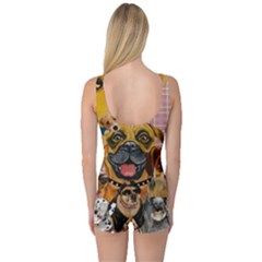 One Piece Boyleg Swimsuit 