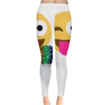 glitter wink emoji  Leggings 