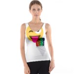 glitter wink emoji  Tank Top