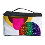 glitter wink emoji  Cosmetic Storage Case