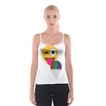 glitter wink emoji  Spaghetti Strap Top