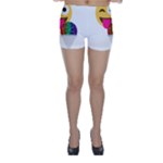 glitter wink emoji  Skinny Shorts