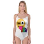 glitter wink emoji  Camisole Leotard 