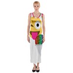 glitter wink emoji  Fitted Maxi Dress