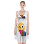 glitter wink emoji  Racerback Midi Dress