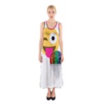 glitter wink emoji  Sleeveless Maxi Dress