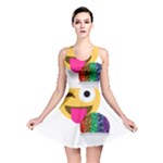 glitter wink emoji  Reversible Skater Dress