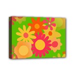 Groovy Mod Floral Mini Canvas 7  x 5  (Stretched)