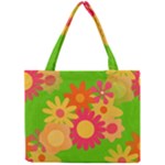 Groovy Mod Floral Mini Tote Bag