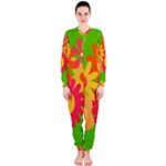 Groovy Mod Floral OnePiece Jumpsuit (Ladies)