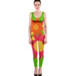 Groovy Mod Floral OnePiece Catsuit