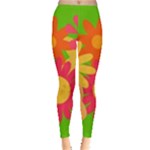 Groovy Mod Floral Leggings 