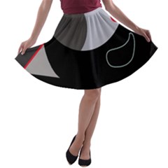 A-line Skater Skirt 