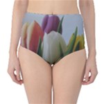 Colored by Tulips High-Waist Bikini Bottoms