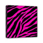 pink zebra  Mini Canvas 6  x 6  (Stretched)