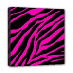 pink zebra  Mini Canvas 8  x 8  (Stretched)