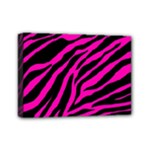 pink zebra  Mini Canvas 7  x 5  (Stretched)