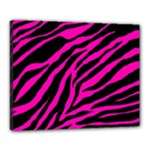 pink zebra  Canvas 20  x 16  (Stretched)