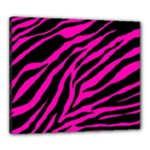 pink zebra  Canvas 24  x 20  (Stretched)