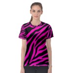 pink zebra  Women s Sport Mesh Tee