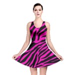 pink zebra  Reversible Skater Dress