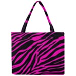 pink zebra  Mini Tote Bag