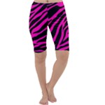 pink zebra  Cropped Leggings 