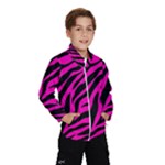 pink zebra  Wind Breaker (Kids)