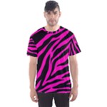 pink zebra  Men s Sport Mesh Tee