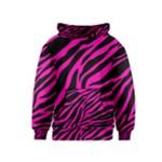 pink zebra  Kids  Pullover Hoodie