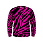 pink zebra  Kids  Sweatshirt