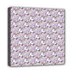 hologram unicorn emoji  Mini Canvas 8  x 8  (Stretched)