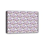 hologram unicorn emoji  Mini Canvas 6  x 4  (Stretched)