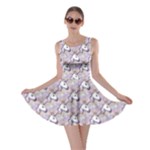 hologram unicorn emoji  Skater Dress