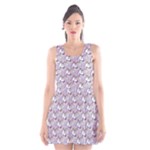 hologram unicorn emoji  Scoop Neck Skater Dress