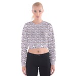 hologram unicorn emoji  Women s Cropped Sweatshirt