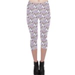 hologram unicorn emoji  Capri Leggings 