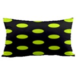 Polka Dots - Fluorescent Yellow on Black Samsung Note 4 Hardshell Back Case