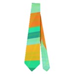 Orange and green landscape Neckties (Two Side) 